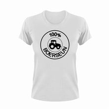 Load image into Gallery viewer, 100% Boerseun Afrikaans T-Shirtafrikaans, Boerseun, farm, farmer, farming, Ladies, Mens, Plaas, Unisex