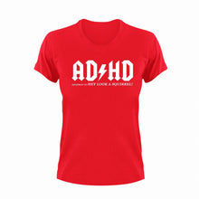 Load image into Gallery viewer, ADHD Highway To Hey Look A Squirrel T-ShirtADHD, funny, Ladies, Mens, Unisex