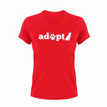 Load image into Gallery viewer, Adopt T-Shirt 1Adopt, animals, cat, dog, Ladies, Mens, pets, Unisex