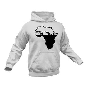 Africa Themed Hoodie - This Could Make a Great Gift Idea