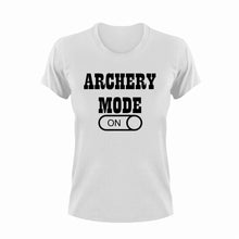 Load image into Gallery viewer, Archery Mode ON T-Shirtarchery, hunting, Ladies, Mens, Mode On, sport, Unisex