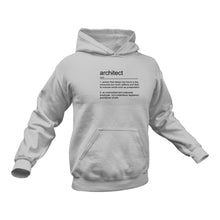 Load image into Gallery viewer, Architect noun Hoodie Gift Idea for a Birthday or Christmas Present