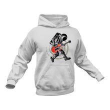 Load image into Gallery viewer, Astronaut Playing Guitar Cotton Hoodie, Best Gift Idea for those who like Space