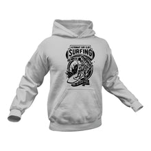 Load image into Gallery viewer, Astronaut Surfing Cotton Hoodie, Best Gift Idea for those who like Space
