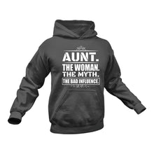 Load image into Gallery viewer, Aunt Themed Hoodie - This Could Make a Great Gift Idea