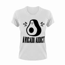 Load image into Gallery viewer, Avocado addict T-Shirtavocado, Ladies, Mens, Unisex