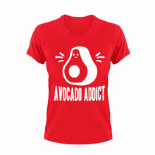 Load image into Gallery viewer, Avocado addict T-Shirtavocado, Ladies, Mens, Unisex