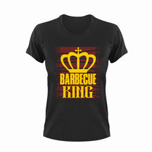 Load image into Gallery viewer, Barbeque King Novelty T-Shirtbarbeque, Braai, funny, king, Ladies, Mens, Unisex