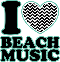 Load image into Gallery viewer, I Love Beach Music Hoodie - Beach Songs, Gift Idea for Him or Her