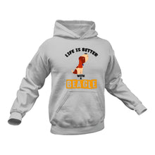 Load image into Gallery viewer, Life Is Better with A Beagle Dog Hoodie - Birthday Gift or Christmas Present
