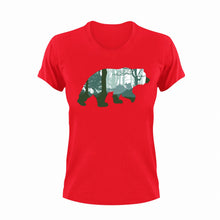 Load image into Gallery viewer, Bear Hunting T-Shirtbear, forest, hunt, hunter, hunting, Ladies, Mens, Unisex, wild