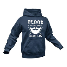 Load image into Gallery viewer, Blood Sweat and Beards Cotton Hoodie, Best Gift Idea for Him