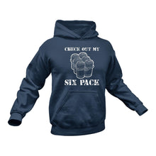 Load image into Gallery viewer, Check out my Sixpack Hoodie - Best Fitness Gift Idea