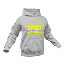 Load image into Gallery viewer, Best Dad in the Galaxy Hoodie - Gift Idea for Dad