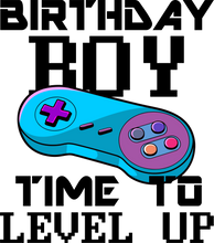 Load image into Gallery viewer, Birthday Boy Level Up Time to Level Up Hoodie