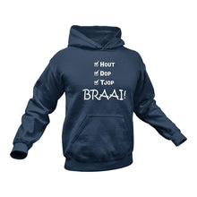 Load image into Gallery viewer, Gifts in Afrikaans, Afrikaans, Braai 2 Hoodie - Best Birthday Gift or Christmas Present Idea