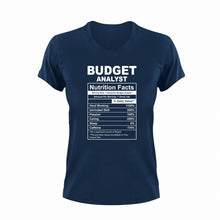 Load image into Gallery viewer, Budget Analyst Hourly Rate Novelty T-ShirtBudget, funny, Hourly Rate, hourly rates, Ladies, Mens, Nutrition Facts, Unisex