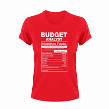 Load image into Gallery viewer, Budget Analyst Hourly Rate Novelty T-ShirtBudget, funny, Hourly Rate, hourly rates, Ladies, Mens, Nutrition Facts, Unisex