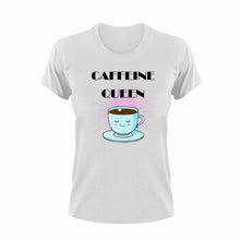 Load image into Gallery viewer, Caffeine Queen Cute T-Shirtcaffeine, caffeine queen, coffee, cute, Ladies, Mens, Unisex
