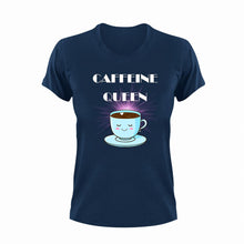 Load image into Gallery viewer, Caffeine Queen Cute T-Shirtcaffeine, caffeine queen, coffee, cute, Ladies, Mens, Unisex