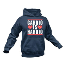 Load image into Gallery viewer, Cardio is my Hardio Cotton Hoodie, Best Gift Idea for Marathon Runners