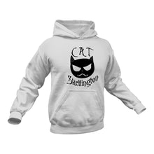 Load image into Gallery viewer, Cat Skellington Cotton Hoodie - Unique Cat Lovers Gift Idea