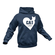 Load image into Gallery viewer, Cat Lover Cotton Hoodie, Best Gift Idea for Cat Lovers
