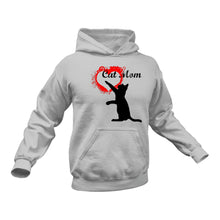 Load image into Gallery viewer, Cat Mom Cotton Hoodie, Best Gift Idea for Mother's Day