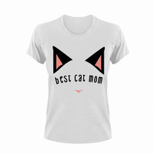 Load image into Gallery viewer, Best Cat Mom Novelty T-Shirtcat, cat mom, cute, Ladies, Mens, Unisex