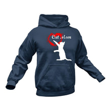 Load image into Gallery viewer, Cat Mom Cotton Hoodie, Best Gift Idea for Mother's Day