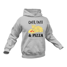 Load image into Gallery viewer, Cats Tattoos and Pizza Hoodie