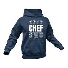 Load image into Gallery viewer, Chef Contents Inside Hoodie - Makes a Great Gift for that Someone Special