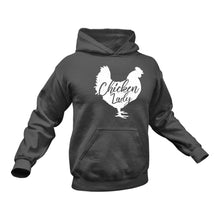 Load image into Gallery viewer, Chicken Lady Hoodie - Best Chicken Owner Gift Idea