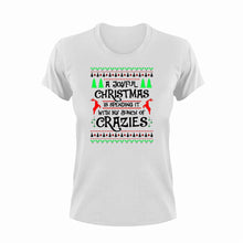 Load image into Gallery viewer, A joyful Christmas is spending it with a bunch of crazies T-Shirtchristmas, crazy, funny, joy, Ladies, Mens, Unisex