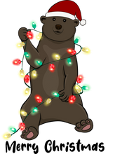 Load image into Gallery viewer, Christmas Bear Hoodie - Best Birthday Gift or Christmas Present