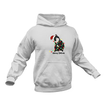 Load image into Gallery viewer, Christmas Lights Cat Hoodie - Best Birthday Gift or Christmas Present
