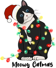 Load image into Gallery viewer, Christmas Lights Cat Hoodie - Best Birthday Gift or Christmas Present