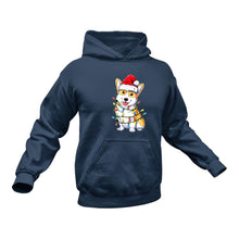Load image into Gallery viewer, Christmas Corgi Hoodie - Best Birthday Gift or Christmas Present