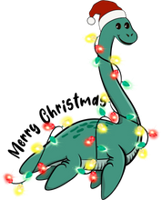 Load image into Gallery viewer, Christmas Dinosaur Hoodie - Best Birthday Gift or Christmas Present