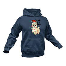 Load image into Gallery viewer, Christmas Llama Hoodie - Best Birthday Gift or Christmas Present