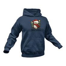 Load image into Gallery viewer, Christmas Owl Hoodie - Best Birthday Gift or Christmas Present