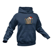 Load image into Gallery viewer, Christmas Raccoon Hoodie Best Birthday Gift or Christmas Present