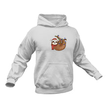 Load image into Gallery viewer, Christmas Sloth Hoodie - Best Birthday Gift or Christmas Present