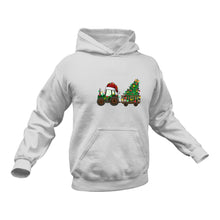 Load image into Gallery viewer, Christmas Tractor Hoodie - Birthday Gift or Christmas Present Idea