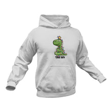 Load image into Gallery viewer, Christmas Tree Rex Hoodie - Birthday Gift or Christmas Present Idea