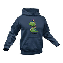 Load image into Gallery viewer, Christmas Tree Rex Hoodie - Birthday Gift or Christmas Present Idea