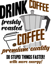 Load image into Gallery viewer, Coffee Gifts, Do Things Faster Hoodie - Gifts for Coffee Lovers