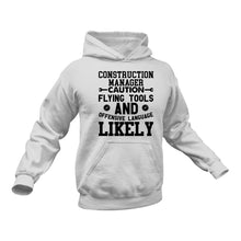 Load image into Gallery viewer, Construction Manager Hoodie - Ideal Gift Idea for a Friend's Birthday or Christmas