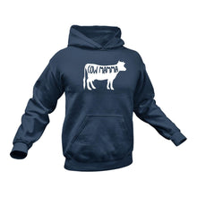 Load image into Gallery viewer, Cow Mamma Cotton Hoodie - Unique Cow Lovers Gift Idea