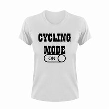 Load image into Gallery viewer, Cycling Mode ON T-Shirtcycling, Ladies, Mens, Mode On, sport, Unisex